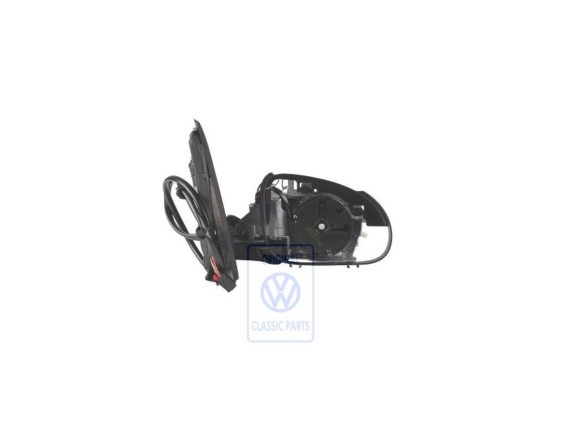 VW Original Caja De Espejo Exterior Negro Satinado - 1K2857508A 9B9