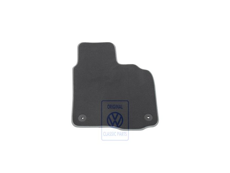 VW Original Alfombrilla Negro/Gris Cristal - 1K2864436C YRD