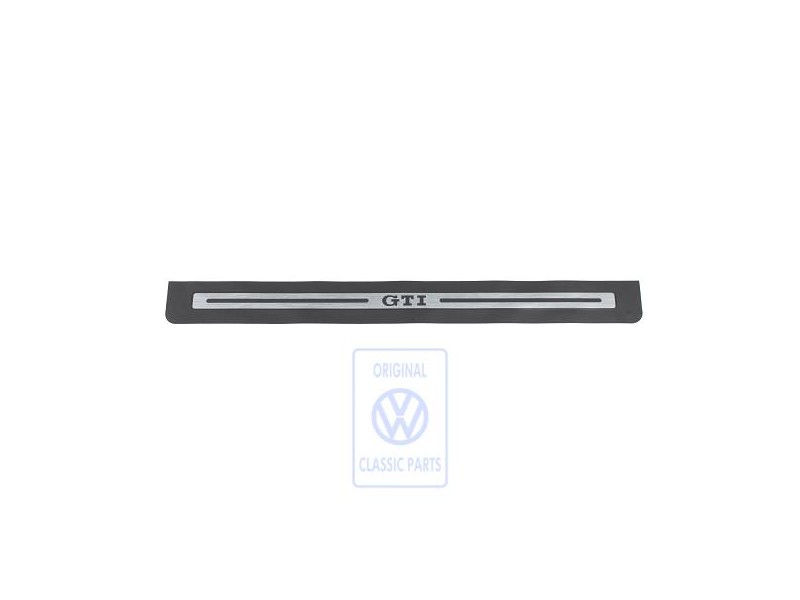 VW Original Lamina Protectora De Entrada Negro/Plata - 1K4853803C 61E