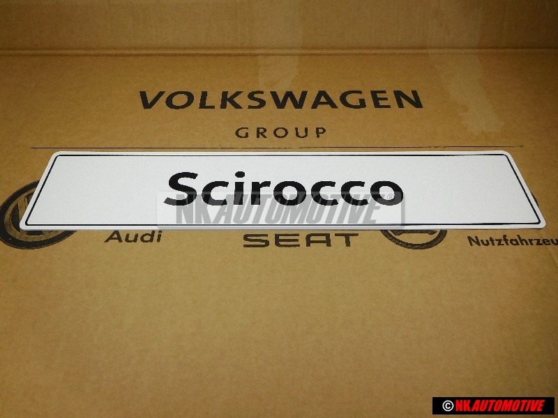 VW Original Placa Matricula - 1K8071801B
