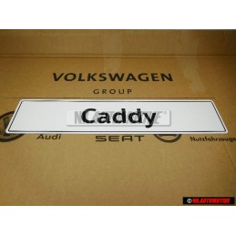 VW Original Placa Matricula - 2K0071801B