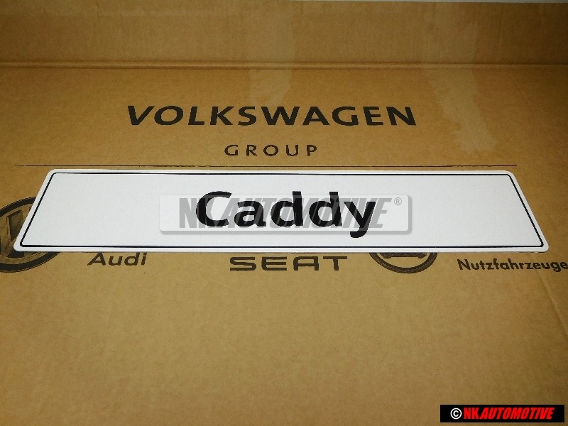 VW Original Placa Matricula - 2K0071801B