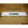 VW Original Placa Matricula - 2K0071801B