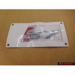 Audi Original S7 Trasero Rotulo Insignia Emblema Cromo Rojo - 4G8853735 2ZZ