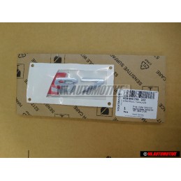 Audi Original S7 Trasero Rotulo Insignia Emblema Cromo Rojo - 4G8853735 2ZZ