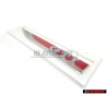 VW Original GTI Lado Rotulo Insignia Emblema Cromo Rojo - 5G0853688ASJZQ