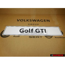 VW Original Placa Matricula - 5K0071801H