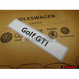 VW Original Placa Matricula - 5K0071801H