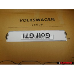VW Original Placa Matricula - 5K0071801H