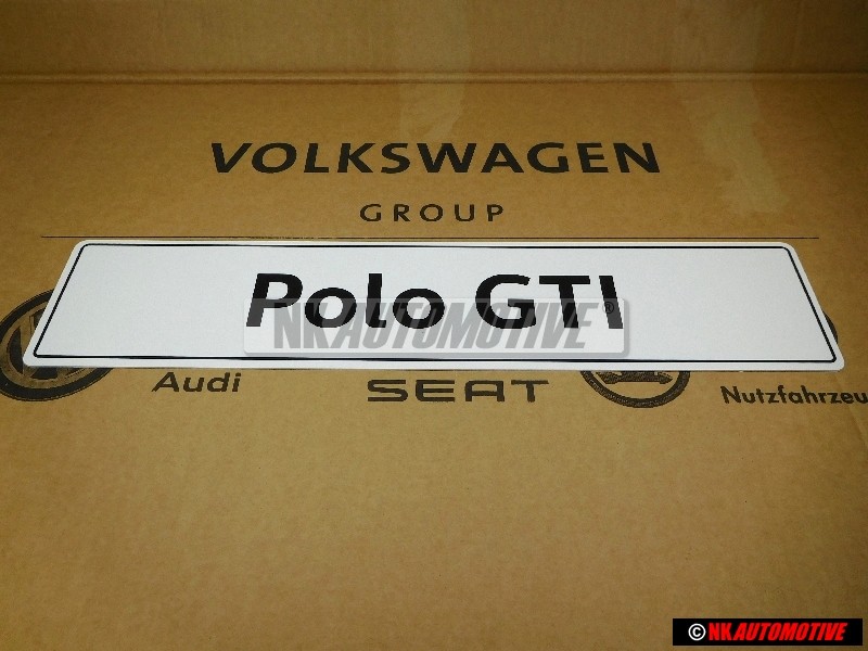 VW Original Placa Matricula - 6C0071801