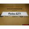 VW Original Placa Matricula - 6C0071801