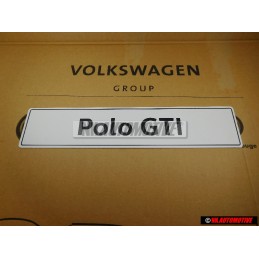 VW Original Placa Matricula - 6C0071801