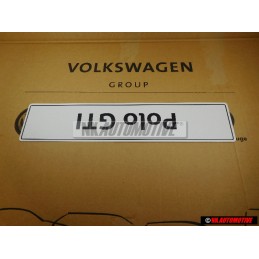 VW Original Placa Matricula - 6C0071801