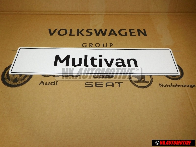 VW Original Placa Matricula - 7E5071801A