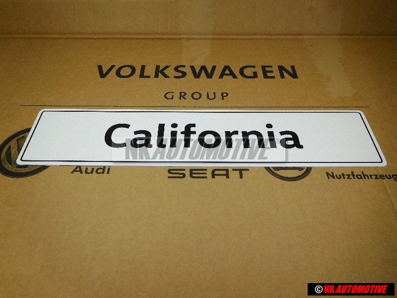 VW Original Placa Matricula - 7H7071801A