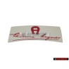 VW Classic Parts Rotulo Autoadhesivo Rojo Metalizado - 155853687G L16