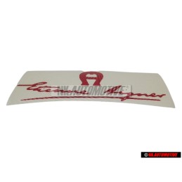 VW Classic Parts Rotulo Autoadhesivo Rojo Metalizado - 155853687G L16