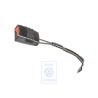 VW Original Cierre De Cinturon Negro Satinado/Rojo Fuego - 1K3857756 QVZ