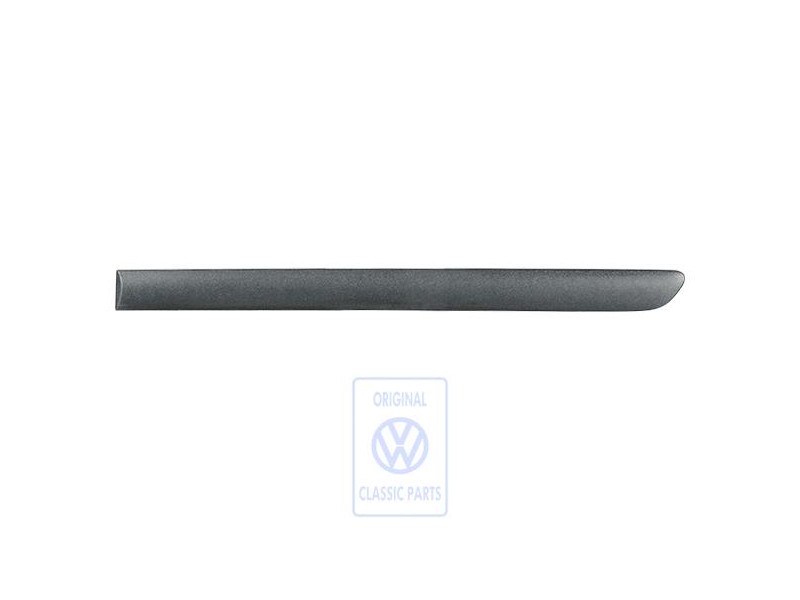 VW Original Moldura Protectora Para Puerta Negro Satinado - 1K4853753 9B9