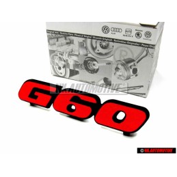 VW Original G60 Frente Rotulo Insignia Emblema Rojo - 191853679N QN5