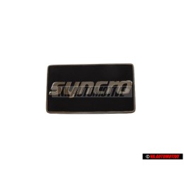 VW Original SYNCRO Lado Rotulo Insignia Emblema Plata Cepillada - 191853688K GX2