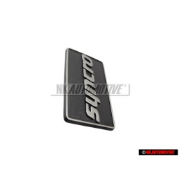 VW Original SYNCRO Lado Rotulo Insignia Emblema Plata Cepillada - 191853688K GX2