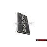VW Original SYNCRO Lado Rotulo Insignia Emblema Plata Cepillada - 191853688K GX2