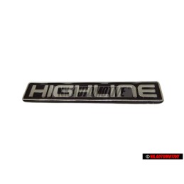 VW Original HIGHLINE Trasero Rotulo Insignia Emblema - 1E0853687B H44