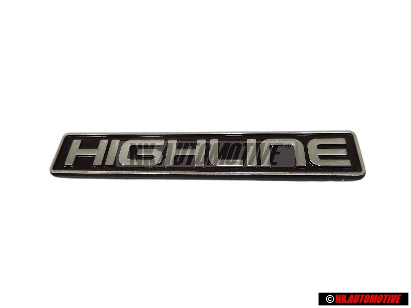 VW Original HIGHLINE Trasero Rotulo Insignia Emblema - 1E0853687B H44