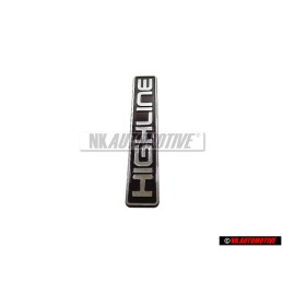 VW Original HIGHLINE Trasero Rotulo Insignia Emblema - 1E0853687B H44