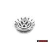 VW Original Tapacubo Cromo Brillante/Gris Dolomita - 1C0601149B GRB