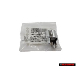 VW Original Boton Presion Cromo - 7H0711333C 2ZZ