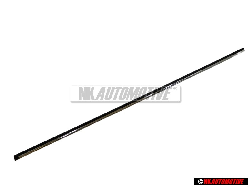 VW Original Liston Adorno P. Puerta Negro Satinado/Cromo - 163853515A MV7