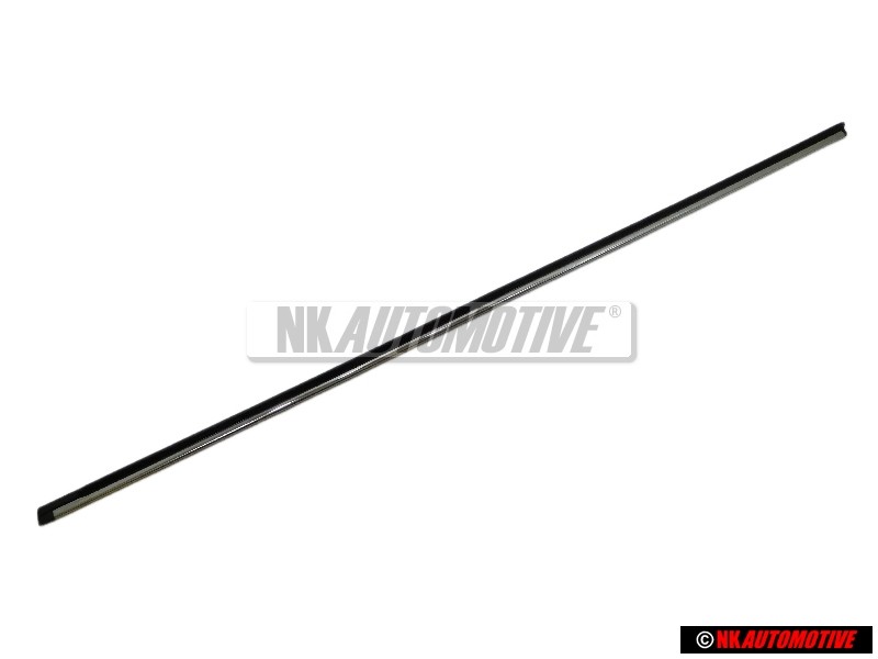 VW Original Liston Adorno P. Puerta Negro Satinado/Cromo - 163853753A MV7