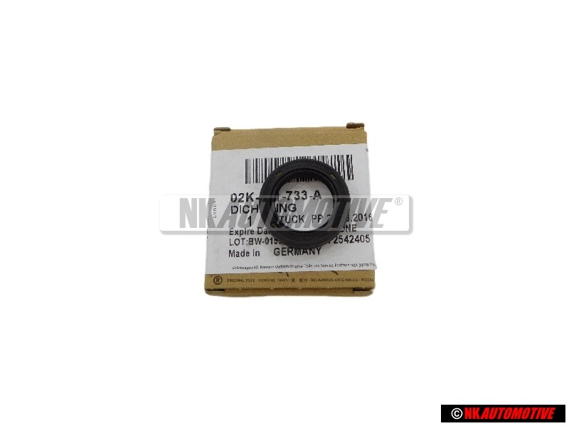VW Original Anillo Junta - 02K301733A