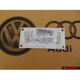 Audi Original V10 Lado Rotulo Insignia Emblema Cromo - 4E0853601A 2ZZ