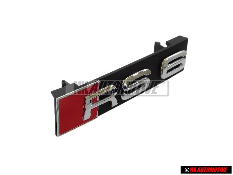 Audi Original RS6 Frente Rotulo Insignia Emblema - 4G0853736B 2ZZ