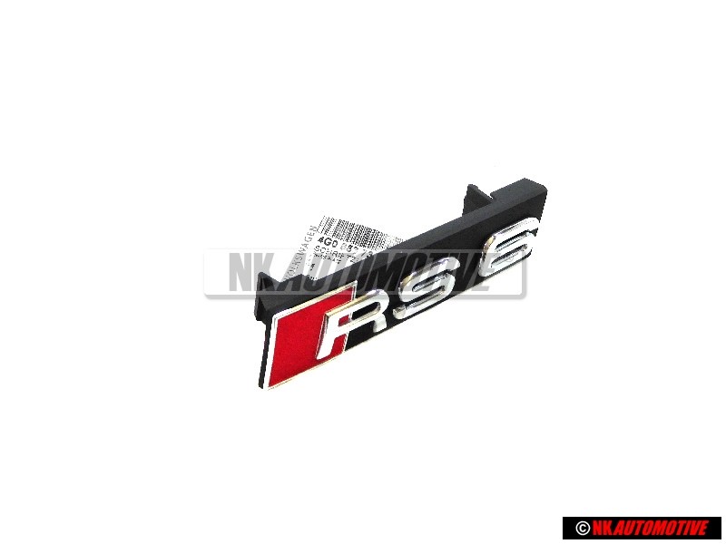 Audi Original RS6 Frente Rotulo Insignia Emblema - 4G0853736D 2ZZ