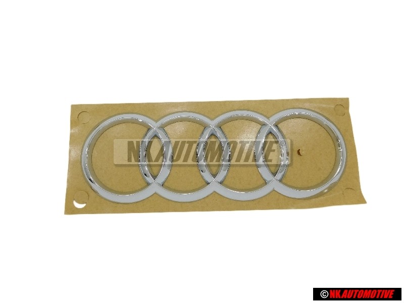 Audi Original Anillos Trasero Simbolo Insignia Emblema Cromo - 4G9853742 2ZZ