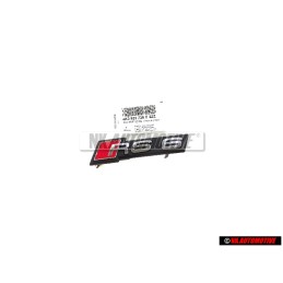 Audi Original RS6 Frente Rotulo Insignia Emblema - 4K0853736C 2ZZ