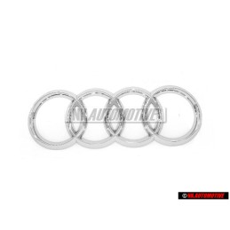 Audi Original Anillos Trasero Simbolo Insignia Emblema Cromo - 4K8853742 2ZZ