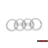 Audi Original Anillos Trasero Simbolo Insignia Emblema Cromo - 4K8853742 2ZZ