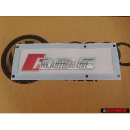 Audi Original RS5 Trasero Rotulo Insignia Emblema Cromo Rojo - 8T0853740