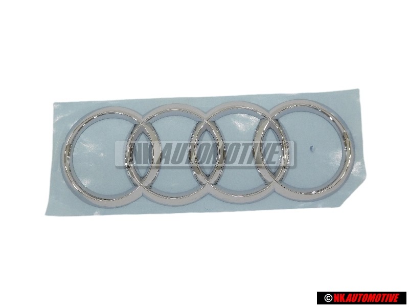 Audi Original Anillos Trasero Simbolo Insignia Emblema Cromo - 8W6853742 2ZZ