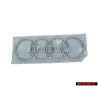 Audi Original Anillos Trasero Simbolo Insignia Emblema Cromo - 8W6853742 2ZZ