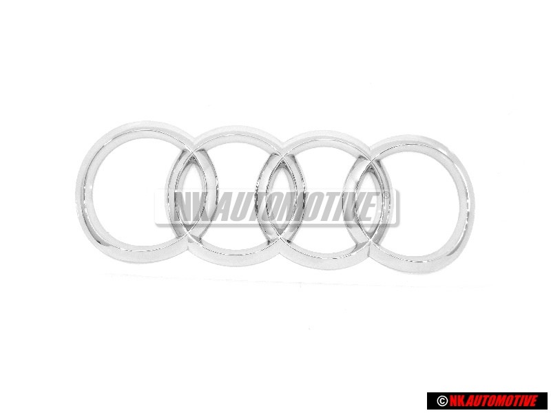 Audi Original Anillos Trasero Simbolo Insignia Emblema Cromo - 8W8853742 2ZZ