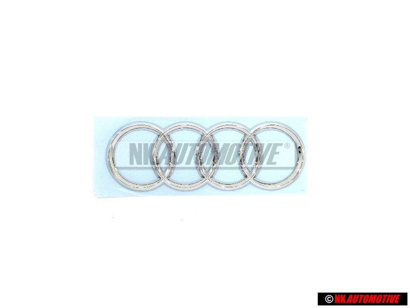 Audi Original Anillos Trasero Simbolo Insignia Emblema Cromo - 420853742 2ZZ