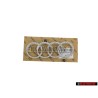 Audi Original Anillos Frente Simbolo Insignia Emblema Cromo - 4S7853742E 2ZZ