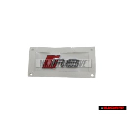 Audi Original R8 Lado Rotulo Insignia Emblema Cromo Rojo - 4S0853736 2ZZ