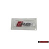 Audi Original R8 Lado Rotulo Insignia Emblema Cromo Rojo - 4S0853736 2ZZ